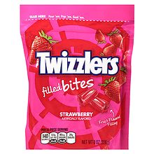 Twizzlers FILLED BITES Chewy Candy, Unwrapped Strawberry | Walgreens