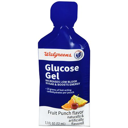 Walgreens Glucose Gel Fruit Punch Flavor