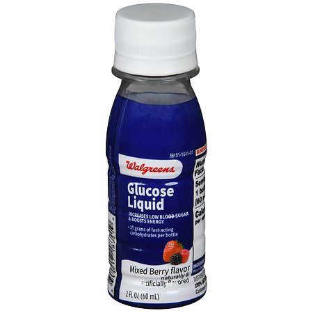 Walgreens Glucose Liquid Mixed Berry