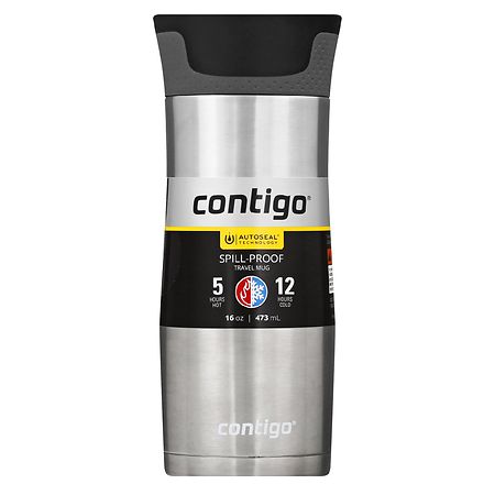 Contigo West Loop Water Bottle - Black, 16 oz - Kroger