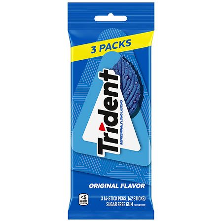 Trident Sugar Free Gum Original