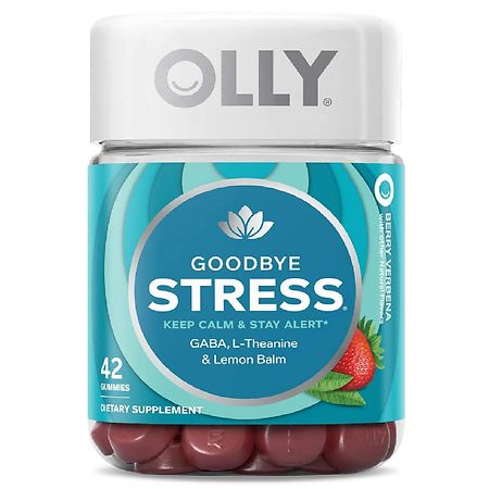 OLLY Goodbye Stress Gummies Berry Verbena