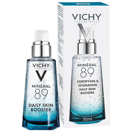 Vichy Mineral 89 Hyaluronic Acid Face Serum, Moisturizer Hydrates and Strengthens Skin