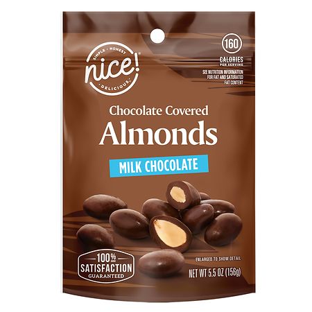 Nice! Chocolate Covered Almonds Milk Chocolate