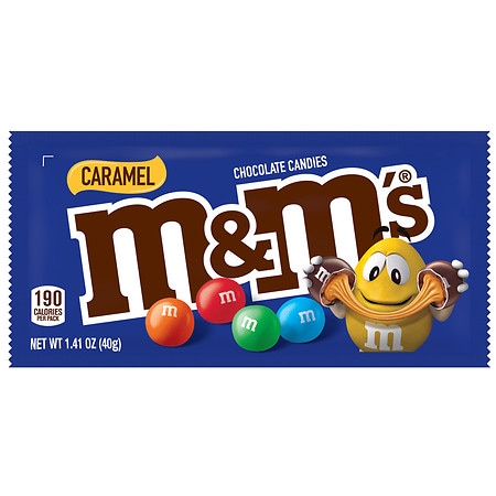 M&M's Caramel Milk Chocolate Candy Party Size - 34 oz Bag