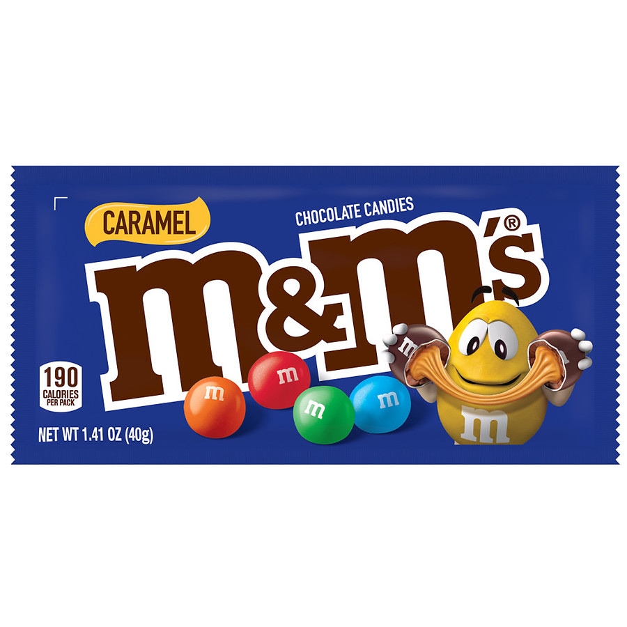 M&M'S Fudge Brownie Singles Size Chocolate Candy, 1.41 oz. 24