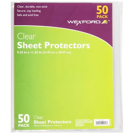 Wexford Sheet Protectors Clear