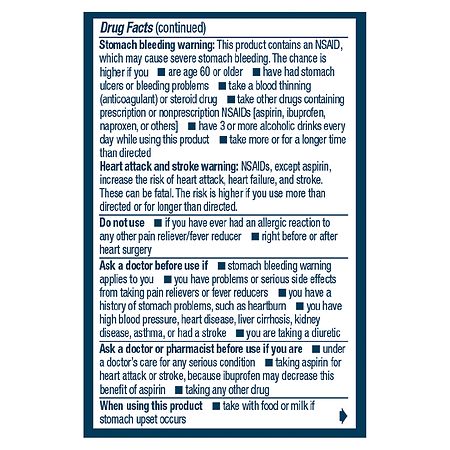 Advil Liqui-Gels Minis Ibuprofen  Pain Reliever & Fever Reducer