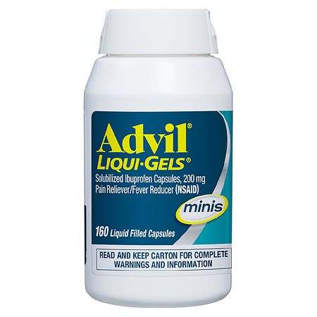 Advil Liqui-Gels Minis Ibuprofen Pain Reliever & Fever Reducer