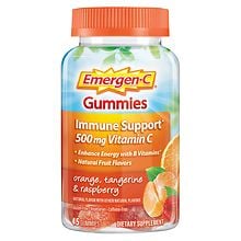 Emergen-C Immune Support Gummies with 500 mg Vitamin C, Folic Acid, and ...