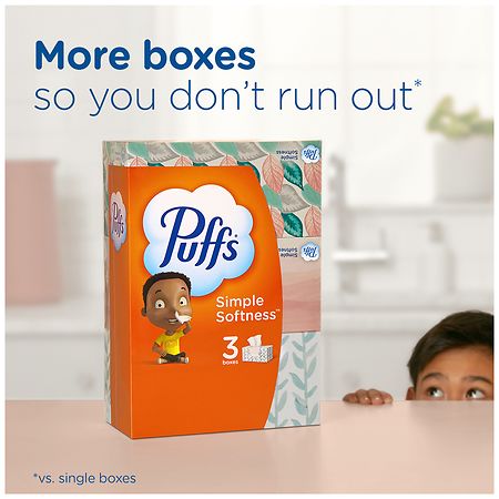 Buy 3 Household Essentials, Save $10 = Puffs Facial Tissue only