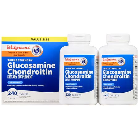 Walgreens Glucosamine Chondroitin Tablets Triple Strength