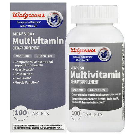 Walgreens Men's 50+ Multivitamin Tablets