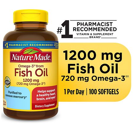 Nature Made Fish Oil 1200 mg Softgels