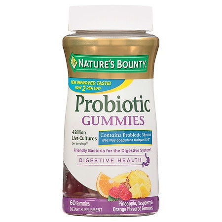 Nature's Bounty Probiotic 4 Billion Live Cultures Gummies