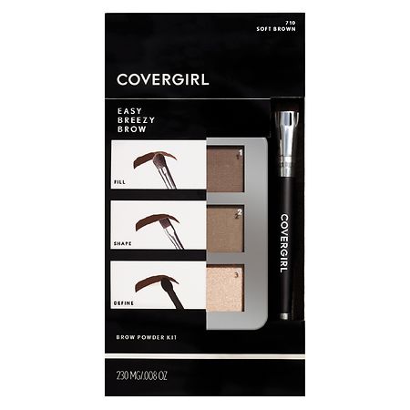 CoverGirl Easy Breezy Brow Powder Kit Soft Brown