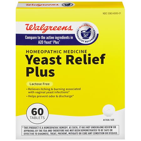 Walgreens Yeast Relief Plus Tablets