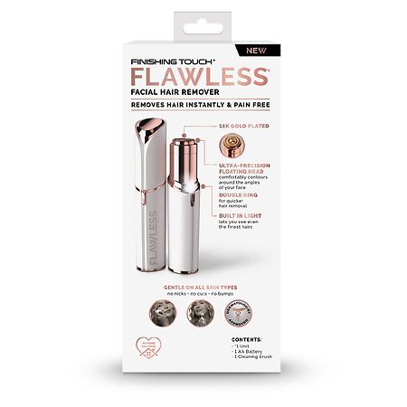 Finishing Touch® Flawless Facial Hair Remover - Blue, 1 ct - Jay C Food  Stores