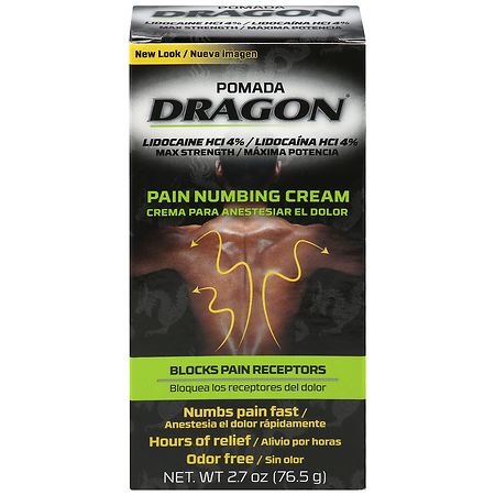 Pomada Dragon Pain Numbing Cream Odor Free