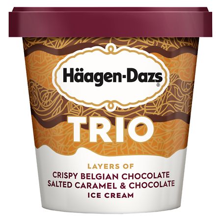 UPC 074570149384 product image for Haagen-Dazs Trio Ice Cream Salted Caramel Chocolate - 14.0 oz | upcitemdb.com