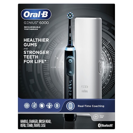 Patois goedkoop stel voor Oral-B Genius Electric Toothbrush, Black | Walgreens