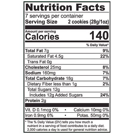 Tate's Bake Shop Cookies Chocolate Chip
