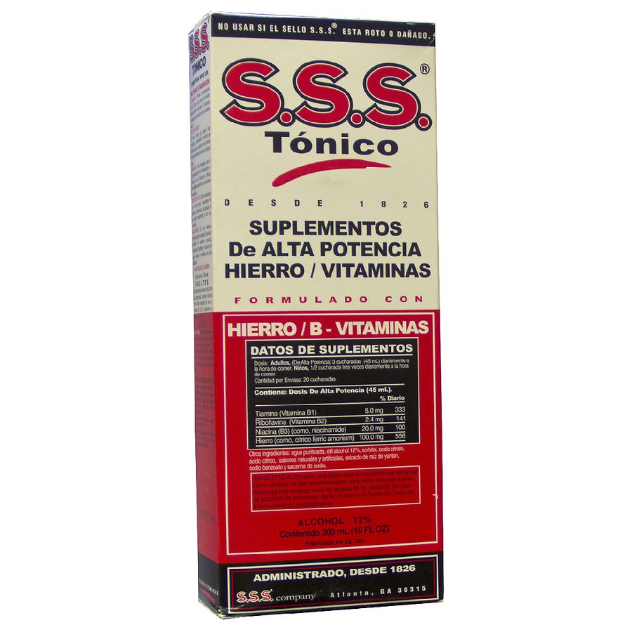 S.S.S. Tonic With Iron/B Vitamins Supplement | Walgreens