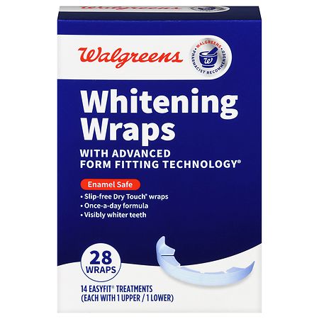 Walgreens Whitening Wraps with Advanced Form Fitting Technology Mint