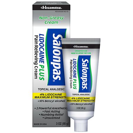 Salonpas Lidocaine Plus Pain Relieving Cream