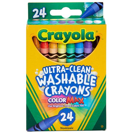 Crayola Crayola Ultra Clean Washable Crayons Assorted Colors