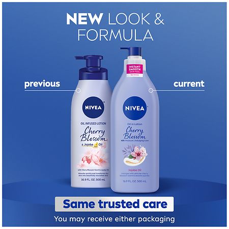 Nivea 48h Oil In Lotion Cherry Blossom | Walgreens