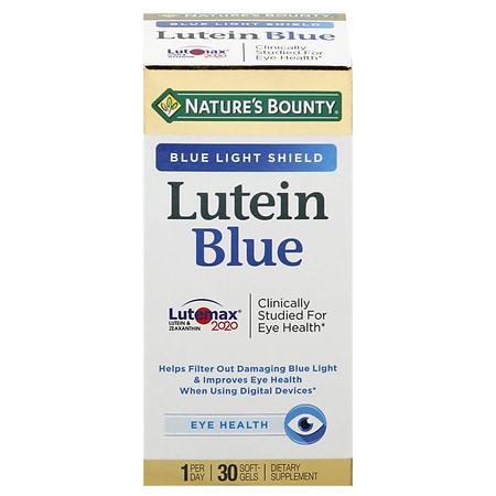 GTIN 074312763922 product image for Nature's Bounty Lutein Blue Softgels - 30.0 ea | upcitemdb.com