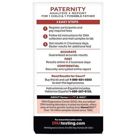 Homedna Paternity Test Kit For At Home