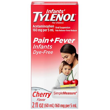 Infants' TYLENOL Acetaminophen Medicine, Dye-Free Cherry