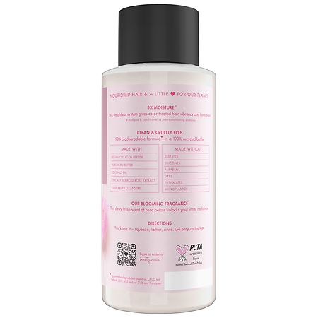Love, Beauty and Planet 100% Biodegradable Shampoo Murumuru Butter & Rose |  Walgreens