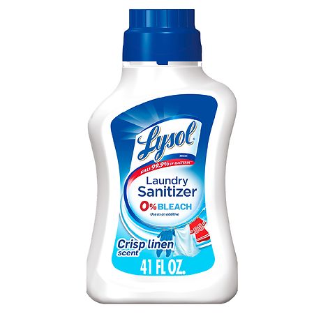 Lysol Laundry Sanitizer Additive 0% Bleach Crisp Linen