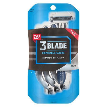 Walgreens Men's 3 Blade Disposable Razor