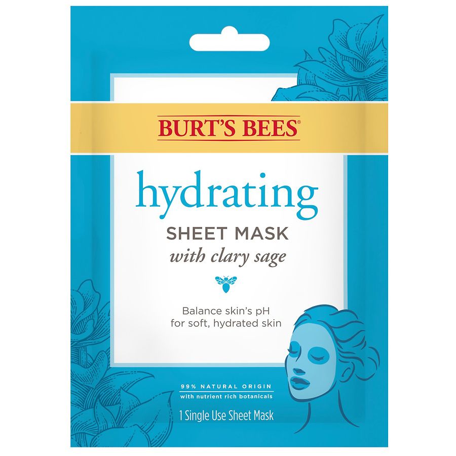 Burts Bees Hydrating Face Mask with Clary Sage Walgreens