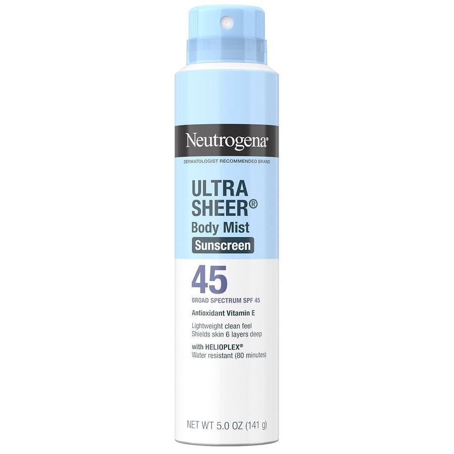 Neutrogena Ultra Sheer Lightweight Sunscreen Spray, SPF 45
