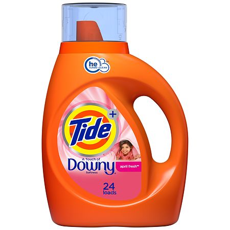 Tide Plus Downy, Liquid Laundry Detergent April Fresh
