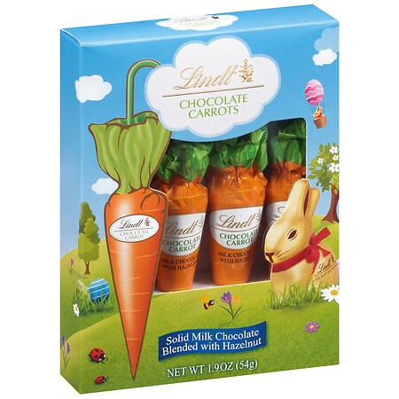 Lindt Easter Milk Chocolate Carrots