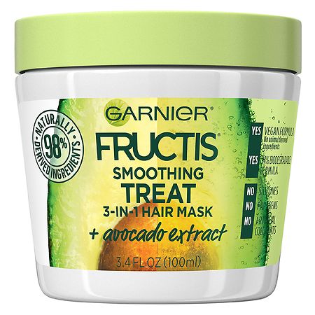 Garnier Fructis Smoothing Treat 1 Minute Hair Mask with Avocado Extract |  Walgreens