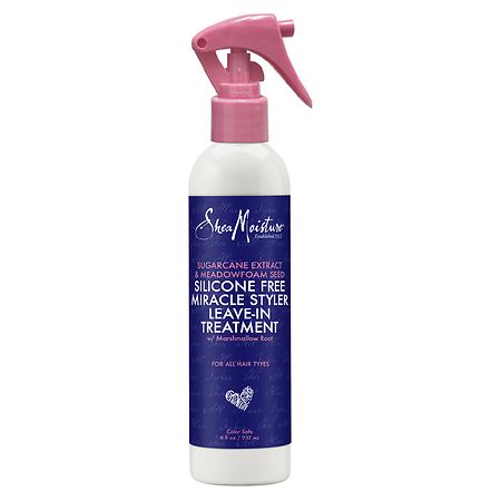 SheaMoisture Silicone Free Miracle Styler Leave-In Treatment Sugarcane Extract & Meadowfoam Seed