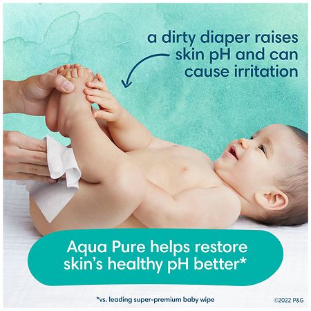 Aqua pure baby wipes 48 units