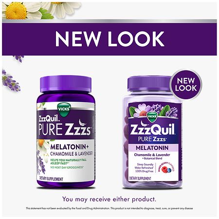 Vicks ZzzQuil Melatonin Sleep Aid Gummies Mixed Berry | Walgreens