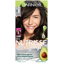 VALANROSE DARKBROWN 400g×2 Garnier Nutrisse Ultra Coverage Permanent Hair Color, Deep Dark