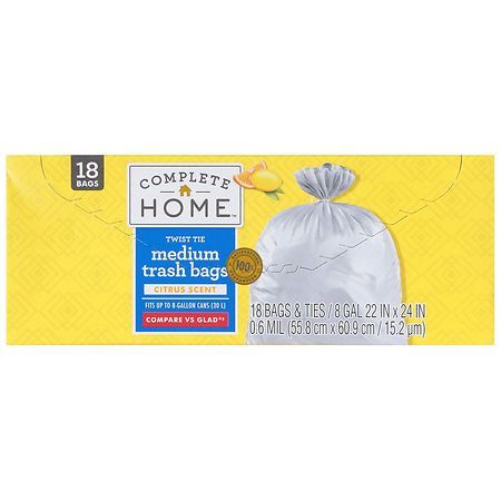 Kroger® 8 Gallon Twist Tie Medium Garbage Bags, 20 ct - Fry's Food Stores