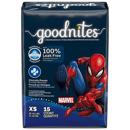 Goodnites Girls' Bedwetting Underwear XS (28-43 lbs), 15 ct - Jay C Food  Stores