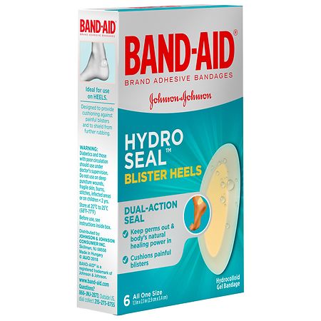 Band-Aid Brand Hydro Seal Adhesive Bandages for Heel Blisters - 6 ct | Rite  Aid