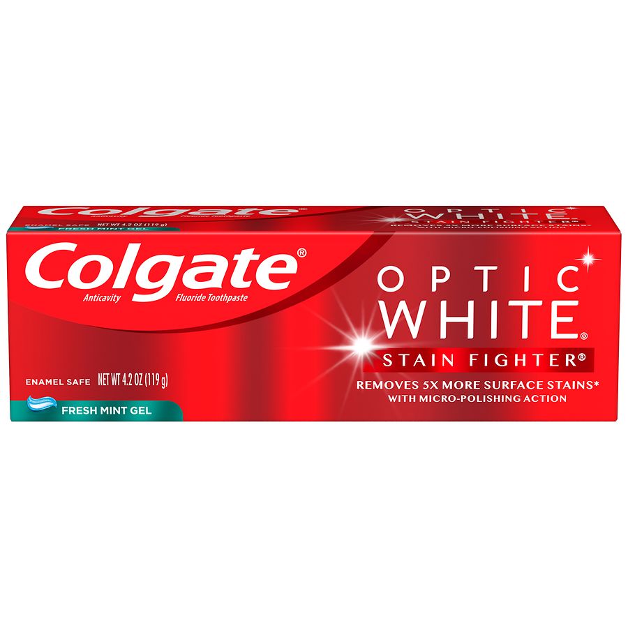 Colgate Stain Fighter Whitening Toothpaste Gel Fresh Mint